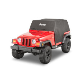 Emergency Cover Wrangler TJ mit Jeep-Logo Quadratec