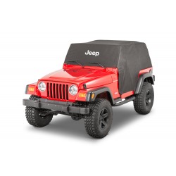 Emergency Cover Wrangler TJ mit Jeep-Logo Quadratec