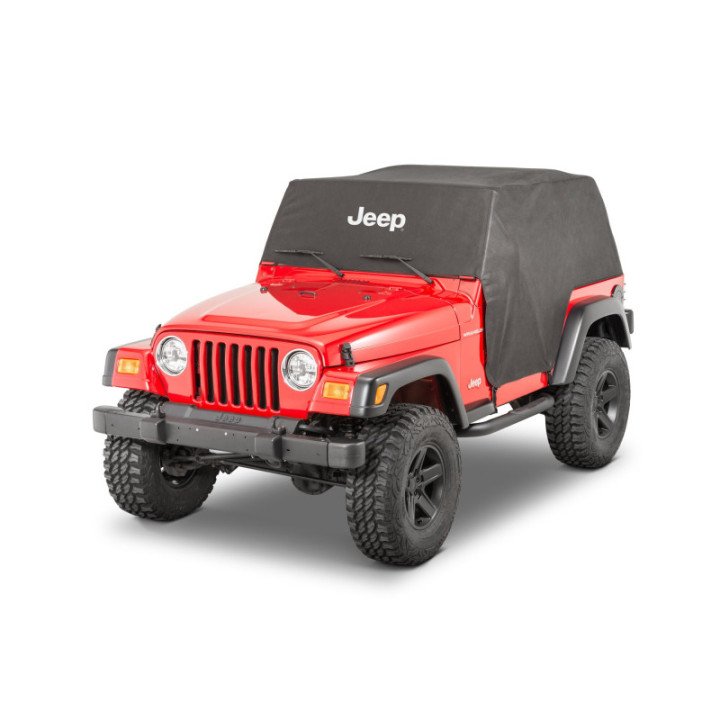 Emergency Cover Wrangler TJ mit Jeep-Logo Quadratec