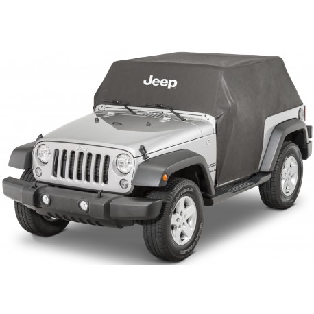Emergency Cover Wrangler JK 2-Door mit Jeep-Logo Quadratec