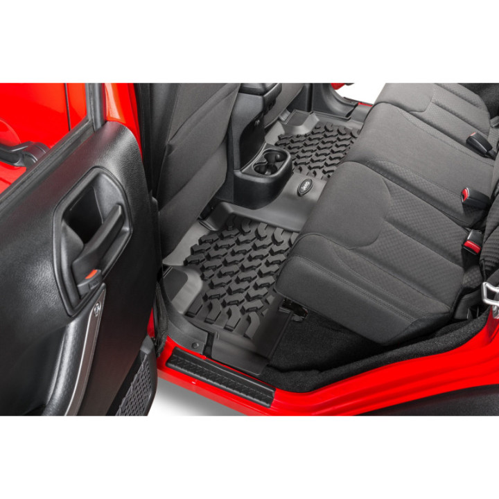 Gummiwannen-Set Quadratec "Jeep" Wrangler JK 4-Door Jg. 14-18