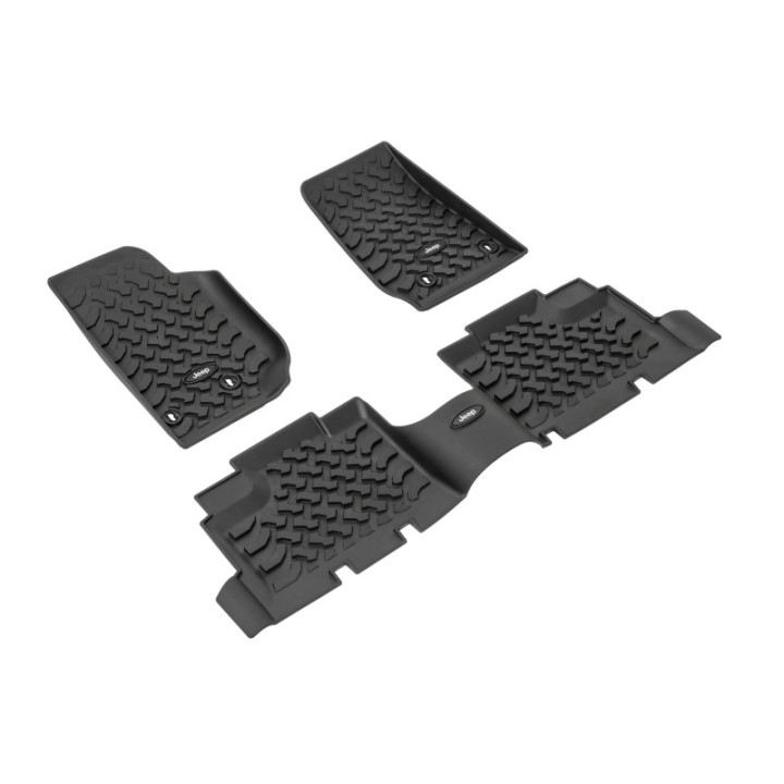 Gummiwannen-Set Quadratec "Jeep" Wrangler JK 4-Door Jg. 14-18