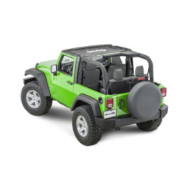 Bimini-Top mit Jeep-Logo Quadratec Wrangler JK 2-Door