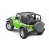 Bimini-Top mit Jeep-Logo Quadratec Wrangler JK 2-Door