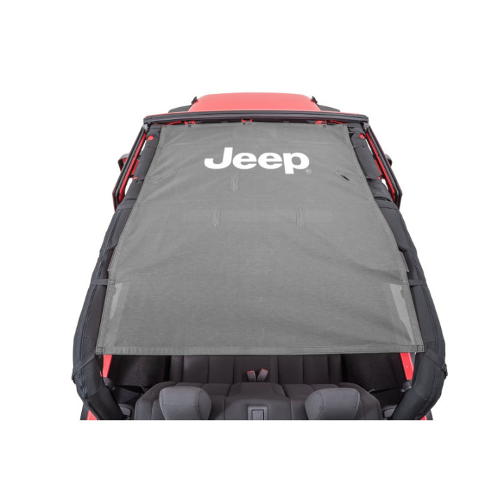 Bimini-Top mit Jeep-Logo Quadratec Wrangler JK 4-Door