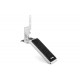 Dead-Pedal Fussraste silber mit Jeep-Pad Quadratec