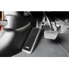 Dead-Pedal Fussraste silber mit Jeep-Pad Quadratec