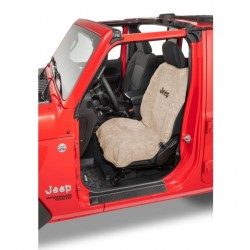 Sitzbezug mit Jeep Logo beige