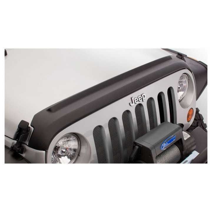 Windabweiser für Motorhaube schwarz matt Bushwacker