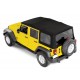 Softtop Sunrider-Style Mopar mit klaren Scheiben Wrangler 4-Door NEU