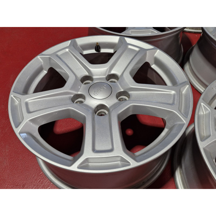 Original Jeep Felgen-Satz 17'' silber occasion / neuwertig