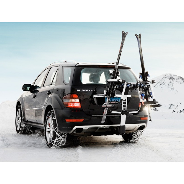 Ski-Rack für Reserveradträger