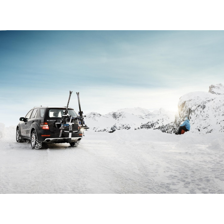 Ski-Rack für Reserveradträger
