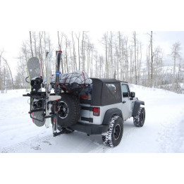 Ski-Rack für Reserveradträger