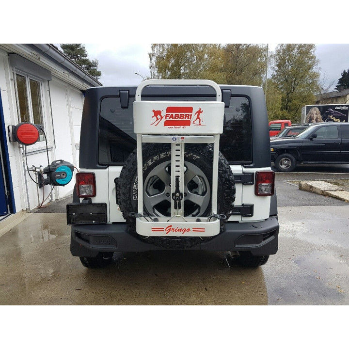 Ski- & Snowboardträger für Reserverad Fabbri