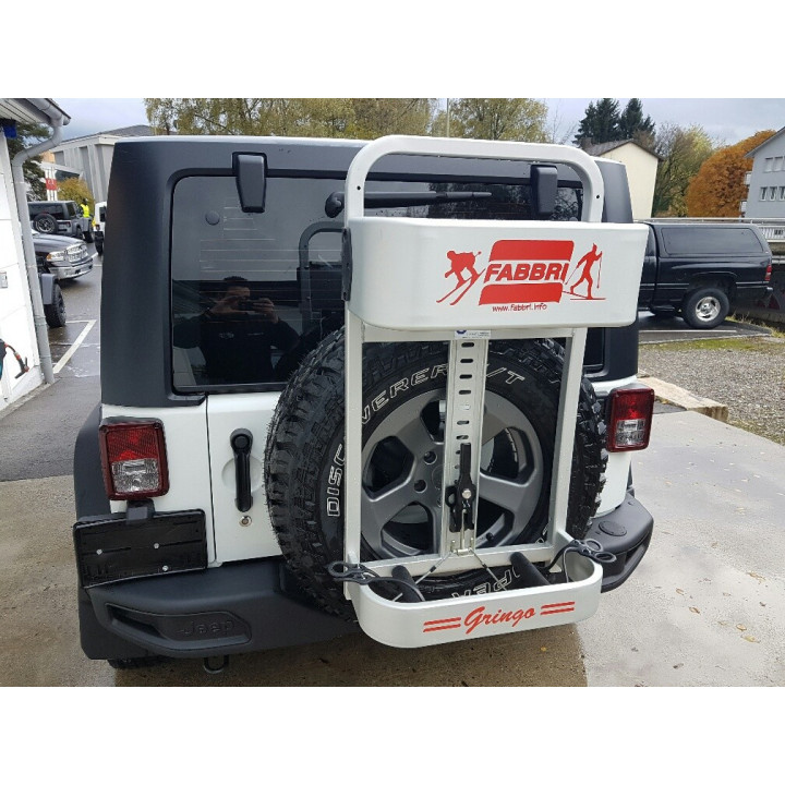 Ski- & Snowboardträger für Reserverad Fabbri