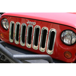 Zierblenden Kühlergrill chrom Rugged Ridge