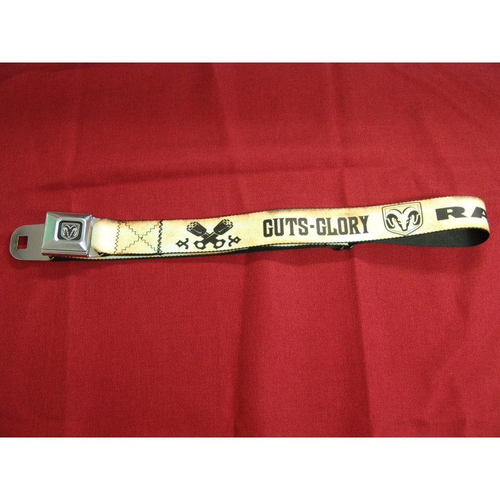 Gürtel "Seatbelt-Style" "Guts-Glory Design" mit RAM-Schnalle