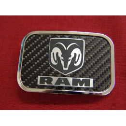 Gürtelschnalle klein RAM Carbon-Style