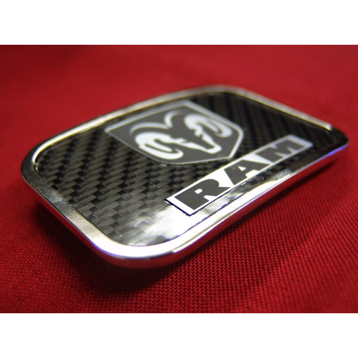 Gürtelschnalle klein RAM Carbon-Style