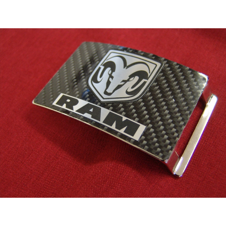 Gürtelschnall gross RAM Carbon-Style