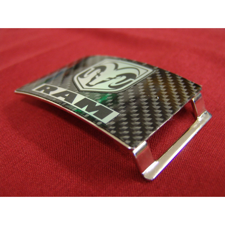 Gürtelschnall gross RAM Carbon-Style