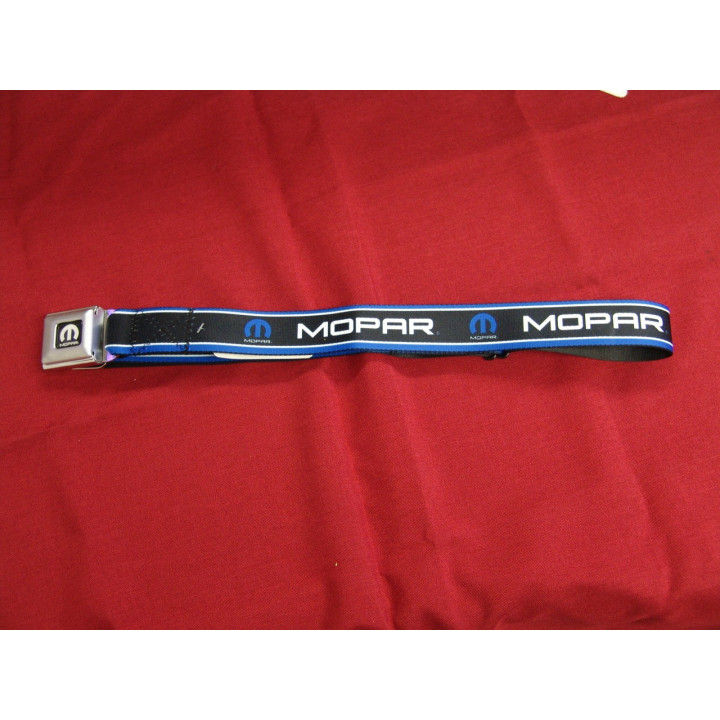 Gürtel "Seatbelt-Style" MOPAR -Schriftzug & MOPAR-Schnalle