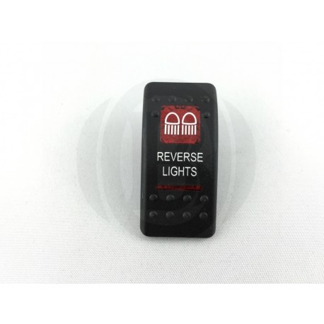 Kippschalter "Reverse Lights" mit roter Beleuchtung