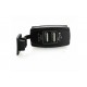 Kippschalter-Blende mit 2 USB-Ports und blauer Beleuchtung