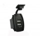 Kippschalter-Blende mit 2 USB-Ports und blauer Beleuchtung