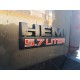 5.7 Liter HEMI Emblem mattschwarz