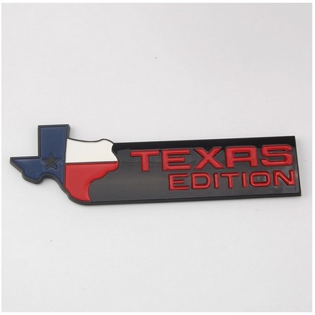 Emblem "Texas-Edition" in silber oder mattschwarz