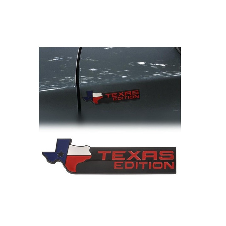 Emblem "Texas-Edition" in silber oder mattschwarz