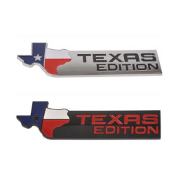 Emblem "Texas-Edition" in silber oder mattschwarz