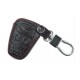 Leder Key-Cover schwarz JEEP