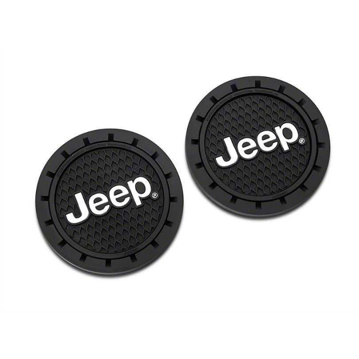 Getränkehalter-Pads mit Jeep-Logo Duplicolor