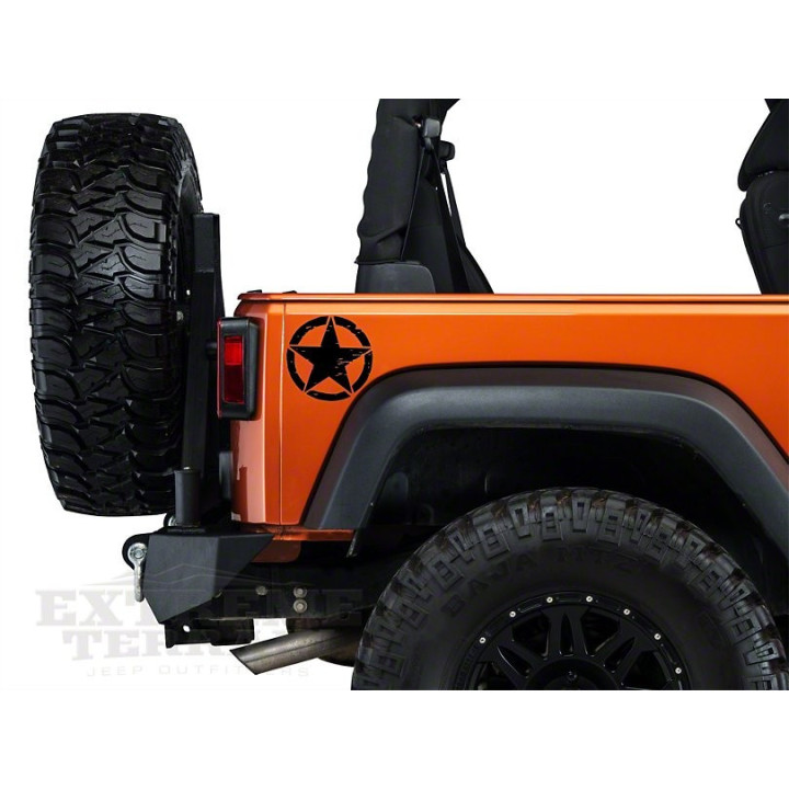 Decal-Kit "Army-Star" schwarz