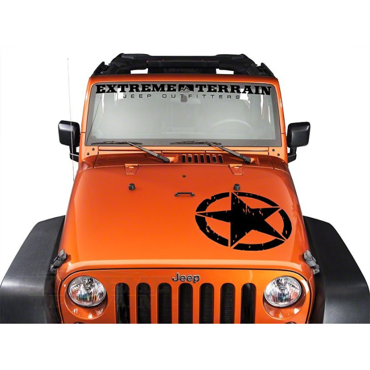 Decal-Kit "Army-Star" schwarz