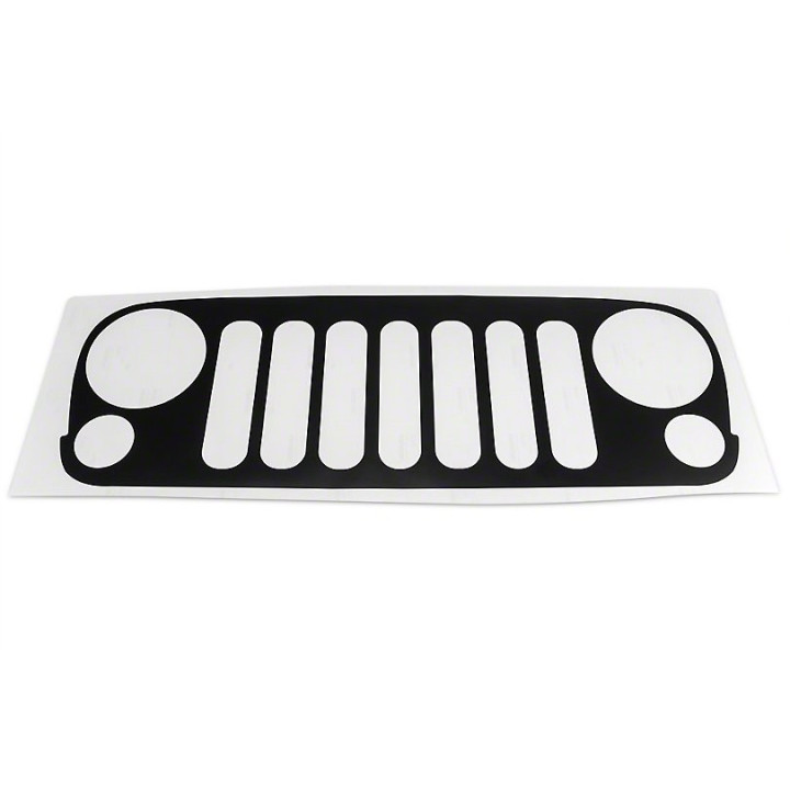 Decal schwarz für Kühlergrill