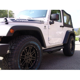 Sidesteps Offroad schwarz Rugged Ridge Wrangler 2-Door