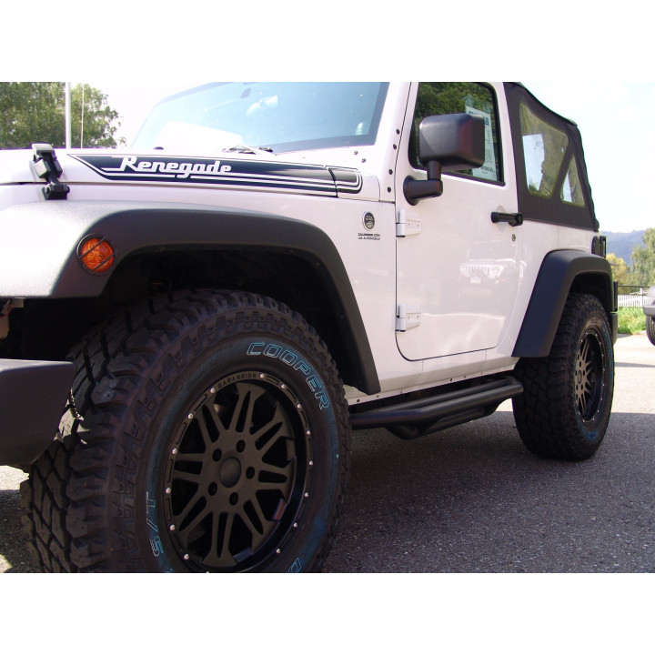Sidesteps Offroad schwarz Rugged Ridge Wrangler 2-Door
