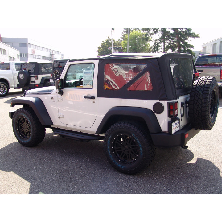 Sidesteps Offroad schwarz Rugged Ridge Wrangler 2-Door