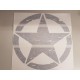 Decal "Army-Star" Ripped off mattschwarz