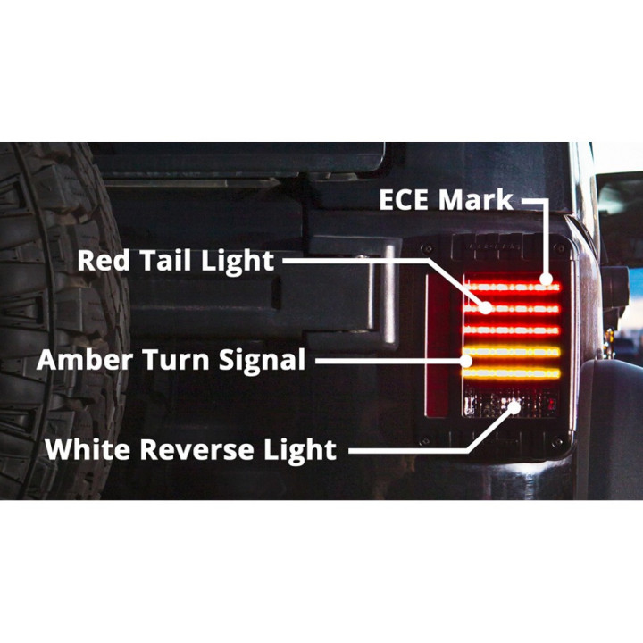 Heckleuchten-Set LED Speaker (EU-Wrangler)