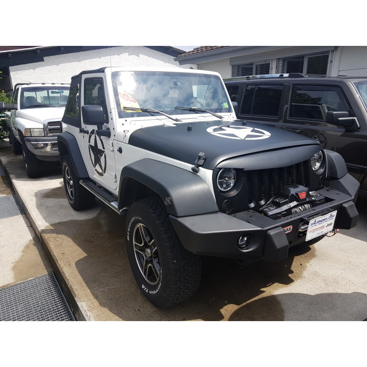 Decal "Army-Star" Ripped off mattschwarz