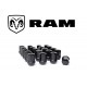 Radmuttern-Satz schwarz RAM 1500 ab Jg.12