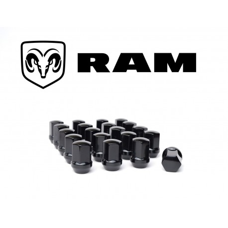 Radmuttern-Satz schwarz RAM 1500 ab Jg.12