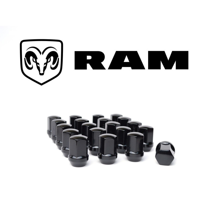 Radmuttern-Satz schwarz RAM 1500 ab Jg.12