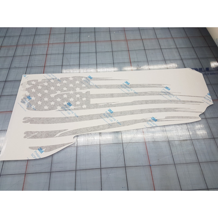 Decal "Ripped-off US-Flag"