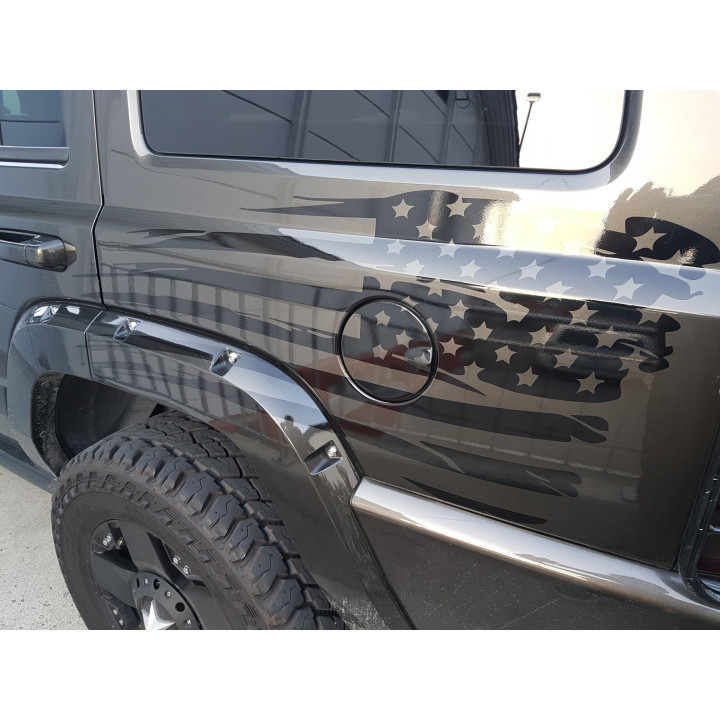 Decal "Ripped-off US-Flag"